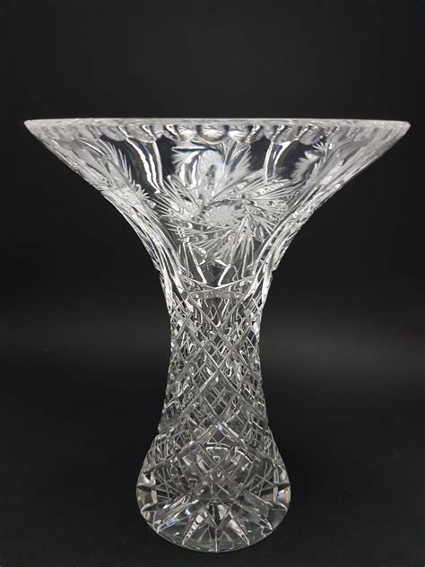 vase en cristal moderne.